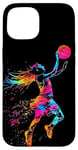 iPhone 15 Basketball Girl Dunk Kids Youth Player Teenage Girl Women Case