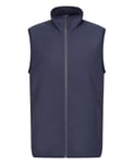 Gilet Sans Manches Polaire - Homme - Trf695 - Bleu Marine Et Gris