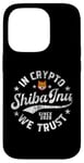 Coque pour iPhone 14 Pro Pièce Shiba Inu dans Crypto Nous faisons confiance à Token Crypto