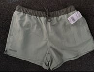 Marmot Women's Juniper Springs 3" Shorts, Medium. rrp $55. Frost/Sage Green.