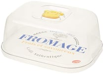 Snips, Boîte à Fromage Ferme 3 LT, Boîte de Conservation Plateau avec 2 fermetures de sécurité, Dôme Transparent, Boite Rangement Frigo 27 x 20 x 11 cm, Made in Italy, 0% BPA e phthalate free