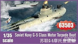 I Love Kit 63503 - Soviet Navy G-5 Class Motor Torpedo Boat - Échelle 1/35 - Boîte de Montage en plastique