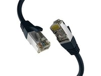 Efb-Elektronik Cat8.1 Svart 15M Rj45 Patch Kabel S/Ftp Pimf Lszh 2000Mhz 40Gb Nettverkskabel (Ec020200308)