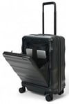 Explorer Luna-Air 55cm Front Access Hardside Carry-On Suitcase Black