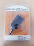 Brand New USB 3.0 To HDMI Adaptor, with CD, Installation Guide inc