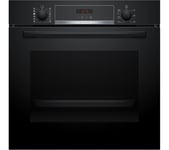 Bosch Series 4 HQA574BB3B Electric Pyrolytic Steam Oven - Black, Black