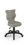 Ergonominen lasten tuoli Entelo Good Chair Petit VS03 4, harmaa/musta.