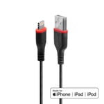 2m Reinforced USB Type A to Lightning Charging Cable