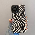 Ownest Compatible avec Coque iPhone 12 Pro Max Simple Wave Noir et Blanc Rayures Cute Dessin Motif Antichoc PC TPU Telephone Portable Housse Homme Femme Fille Etui de Protection en Silicone