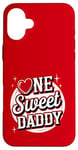 Coque pour iPhone 16 Plus One Sweet Daddy Funny Dad Love Heart pour la Saint-Valentin