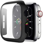 Coque iMoshion rigide + protecteur d'écran pour Apple Watch Serie 1-3 38 mm - Noir