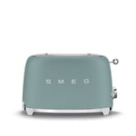 Smeg - Smeg Toaster 2 Slice Emerald Green TSF01EGMEU - Brødristere - deepdesign - Grønn