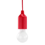 HyCell Pull Light Red with Light Pull with Pull Switch, Plus AAA Batteries, Acrylic, red, 16 x 5.5 x 5.5 cm, E27 1watts