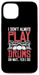 Coque pour iPhone 13 Drums Instrument Funny Playing Musical Leçon