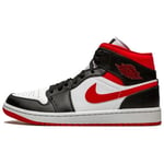 Baskets Nike  Air  1 Mid Gym Red Black White