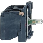 Interrupteur auxiliaire, Élément LED avec adaptateur de fixation, avec culot d'ampoule Schneider Electric ZB5AW0B11 1 NO