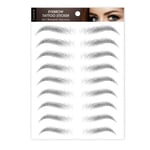 Tattoo Eyebrow Stickers Hair Like Peel Off 6D Waterproof Semi Permanent Eyeb LSO