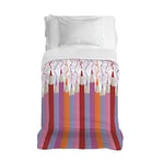 PENSIERI DELICATI Bedspread, Cotton, Pink Pencils, 170 x 280