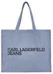 JEANS KARL LAGERFELD, FEMME, LOGO SHOPPER, EVENTIDE, TAILLE UNIQUE