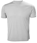 Helly Hansen Mens HH Tech T-Shirt, 2XL, Light Grey