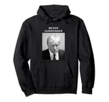 Donald Trump Mug Shot Pullover Hoodie