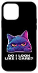 iPhone 12 mini Bored Cat - Do I Look Like I Care? - Perfect for Cat Lovers Case