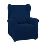 Martina Home Daytona Housse de Fauteuil à Oreilles Super élastique multiadaptable, Polyester, Bleu Marine, Orejero