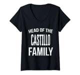 Womens Head Of The Castillo Family Reunion V-Neck T-Shirt