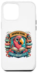 Coque pour iPhone 14 Pro Max Adventure Begins at Your Library Summer Perroquet Reading Books