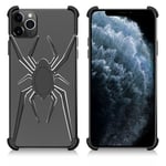 R-JUST Spider Alu Bumper - iPhone 11 Pro - Svart + Silver