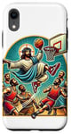 Coque pour iPhone XR Ballin with the Messiah Rejoignez la communauté Jesus Basketball