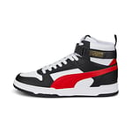 Puma Unisex Adults Rbd Game Sneakers, Puma White-High Risk Red-Puma Black-Puma Team Gold, 47 EU