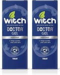 2 x Witch Doctor Skin Treatment Gel Witch Hazel Soothes Skin Vegan Friendly 35g