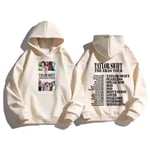 Herr Dam Taylor The Eras Tour Höst/vinter Taylor SwiftFashion Hoodie Fan Hoodie off white M