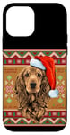 Coque pour iPhone 12 mini Enjoy Christmas New Year Present T-shirt, Xmas Santa Dog Fun