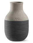 Kähler Omaggio Circulare Vase H12.5 Cm Anthracite Grey Grå