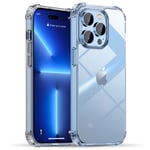 IPAKY iPhone 14 Pro Max Drop-proof Hard PC TPU cover - Gennemsigtig