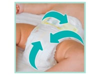 Pampers Premium Care Tape-Bleier, Størrelse 2, 224 Bleier, 4-8 Kg