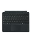 Microsoft Surface Pro Keyboard - keyboard - with trackpad accelerometer Surface Slim Pen 2 storage and charging tray - QWERTY - Netherlands - black Input Device - Tastatur - Nederlandsk - Svart