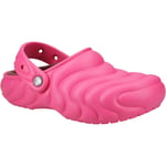 Crocs Womens Classic Lined Overpuff Clog - Pink material_Synthetic - Size UK 8