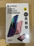 Goodmans Magnetic Wireless Powerbank. Pink. iPhone compatible.5000 mAh. Magsafe