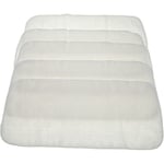 Vhbw - Lot de 5 Lingettes (serpillière) compatible avec Kärcher sc 1052, sc 1100, sc 1122, sc 1125 Plus pour balai vapeur, serpillière