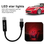 Mini lampe de lumière rouge d'étoile de plafond de projecteur d'atmosphère automatique de voiture d'USB LED-TIP