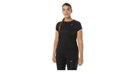 Maillot manches courtes asics run icon noir femme