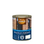 Xyladecor - Lasure Protectrice pour Bois Extérieur - Volets, Portails, Portes, Fenêtres - Couleur : Satin Blanc Opaque - Quantité : 1L - 5324267