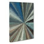 Follow Your Heart in Abstract Canvas Print for Living Room Bedroom Home Office Décor, Wall Art Picture Ready to Hang, 30 x 20 Inch (76 x 50 cm)