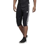 Adidas Men's TIRO19 3/4 PNT Sport Trousers, Black/White, 2XL