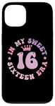 iPhone 13 In My Sweet Sixteen Era 16th Birthday Groovy Retro 16th Case