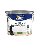 Dulux Valentine Le Blanc Finition Parfaite - Peinture Intérieure Murs, Plafonds et Boiseries - 98% d'opacité - Satin Blanc 10 L