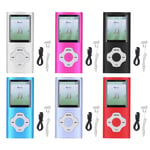 MP3 MP4 Player BT 5.0 HiFi Sound 1.8in Color Screen 128GB Expandable Portab Kit